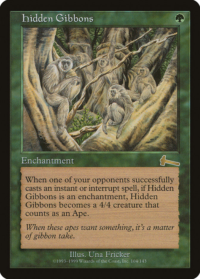 Hidden Gibbons [Urza's Legacy] | Impulse Games and Hobbies