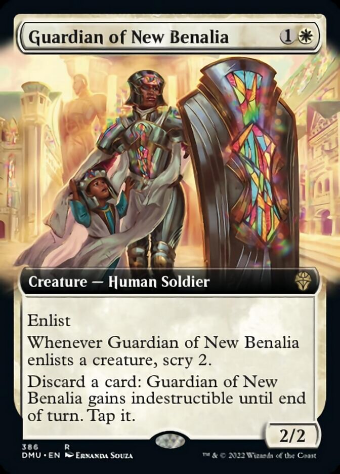 Guardian of New Benalia (Extended Art) [Dominaria United] | Impulse Games and Hobbies