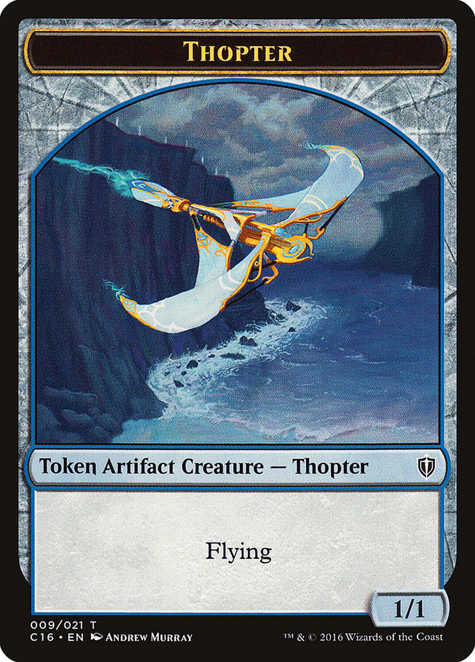 Thopter // Germ Double-Sided Token [Commander 2016 Tokens] | Impulse Games and Hobbies