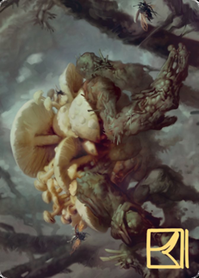 Swarm Shambler Art Card (Gold-Stamped Signature) [Zendikar Rising Art Series] | Impulse Games and Hobbies