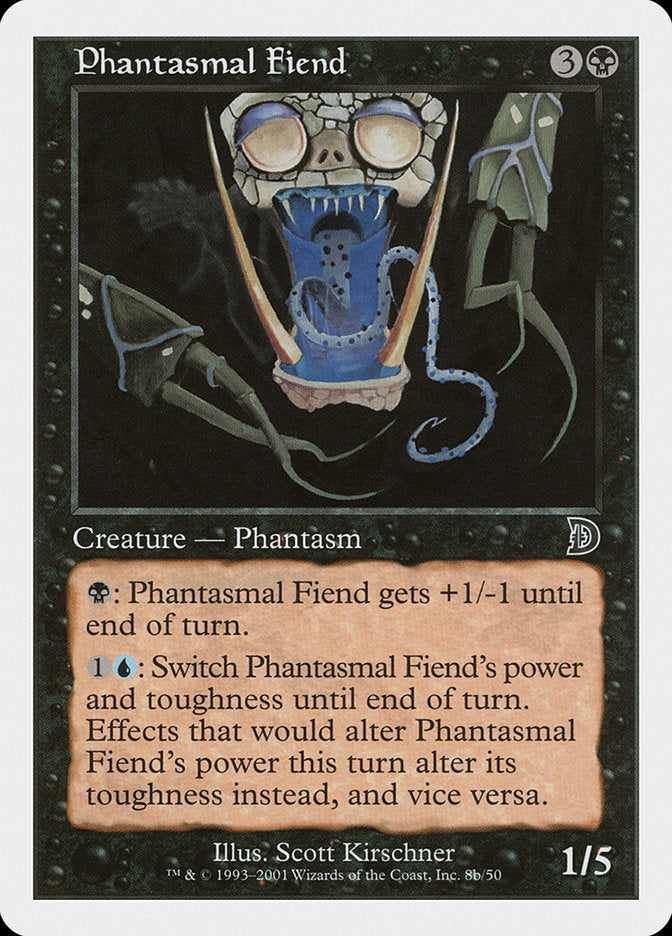 Phantasmal Fiend (Black Background) [Deckmasters] | Impulse Games and Hobbies