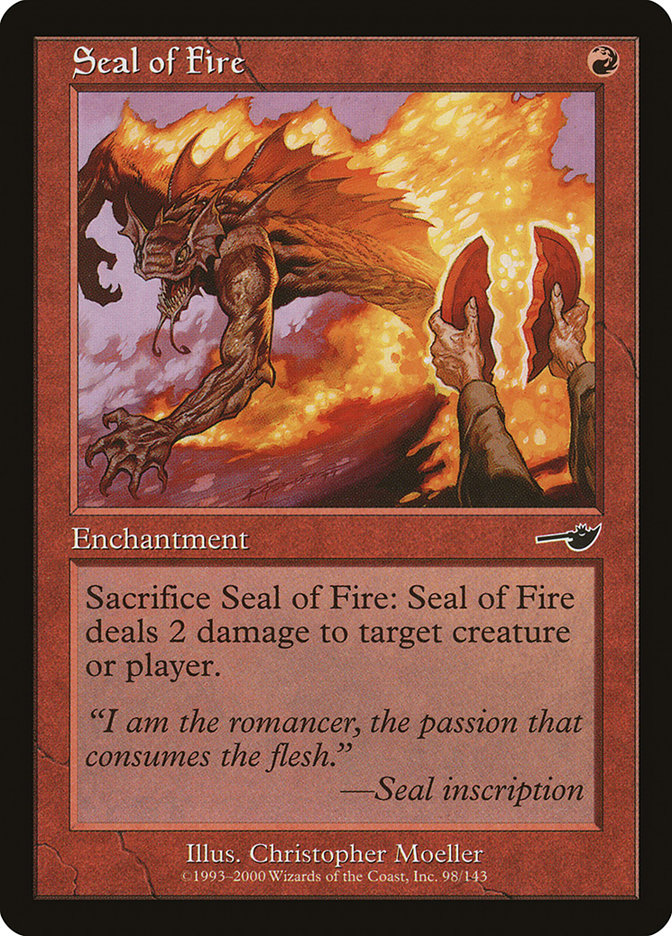 Seal of Fire [Nemesis] | Impulse Games and Hobbies