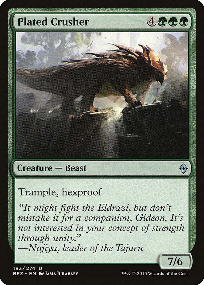 Plated Crusher [Battle for Zendikar] | Impulse Games and Hobbies