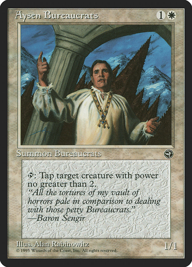 Aysen Bureaucrats (Baron Sengir Flavor Text) [Homelands] | Impulse Games and Hobbies