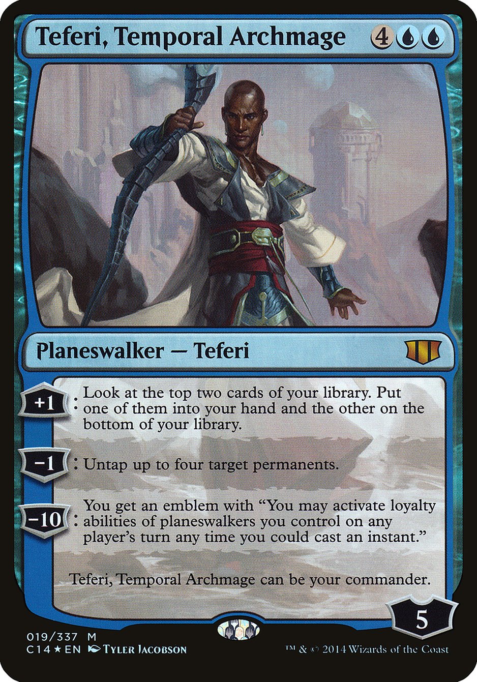 Teferi, Temporal Archmage (Oversized) [Commander 2014 Oversized] | Impulse Games and Hobbies