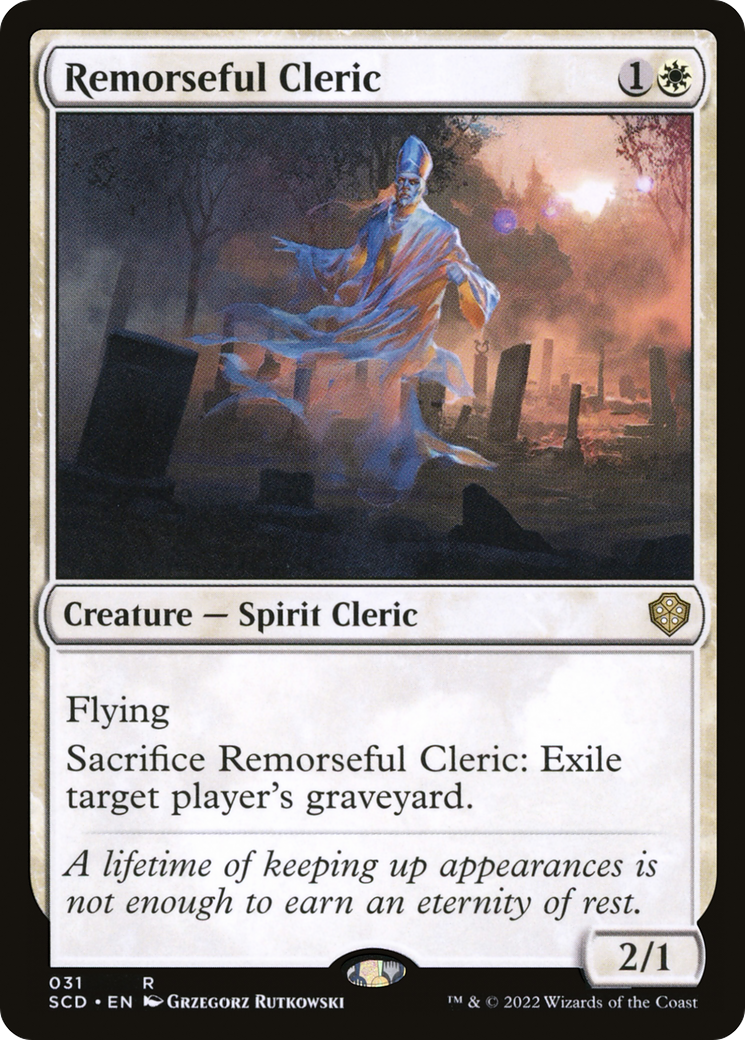 Remorseful Cleric [Starter Commander Decks] | Impulse Games and Hobbies