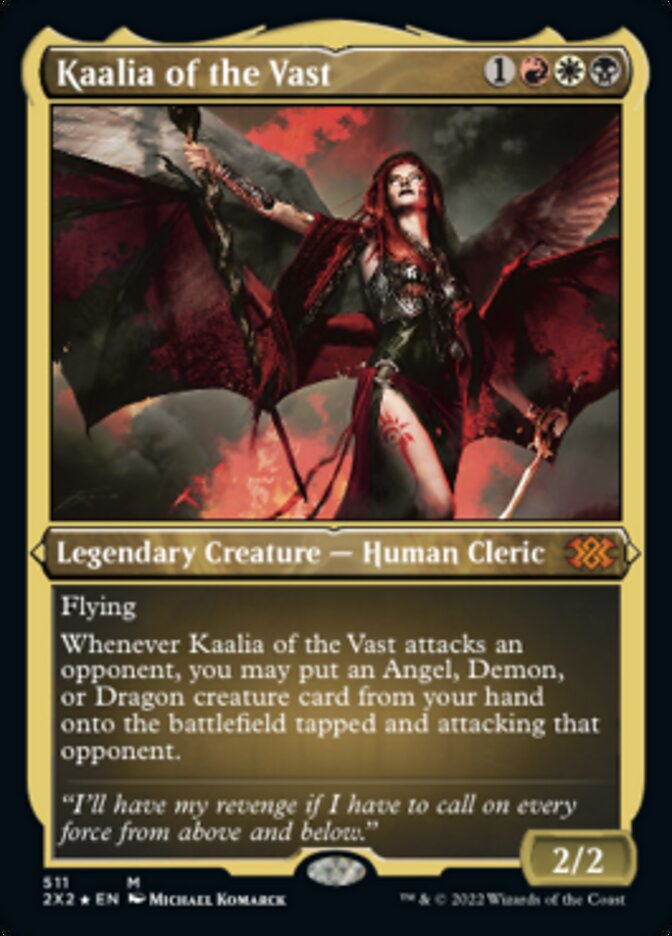 Kaalia of the Vast (Foil Etched) [Double Masters 2022] | Impulse Games and Hobbies