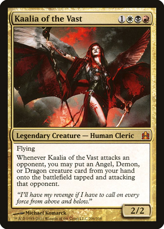 Kaalia of the Vast [Commander 2011] | Impulse Games and Hobbies