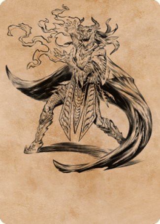 Livaan, Cultist of Tiamat Art Card [Commander Legends: Battle for Baldur's Gate Art Series] | Impulse Games and Hobbies