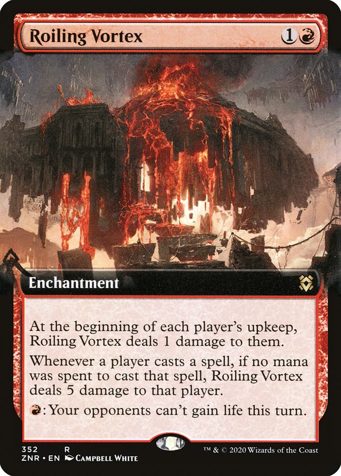 Roiling Vortex (Extended Art) [Zendikar Rising] | Impulse Games and Hobbies