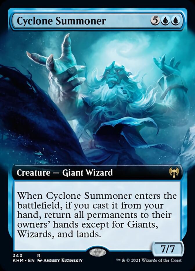 Cyclone Summoner (Extended Art) [Kaldheim] | Impulse Games and Hobbies