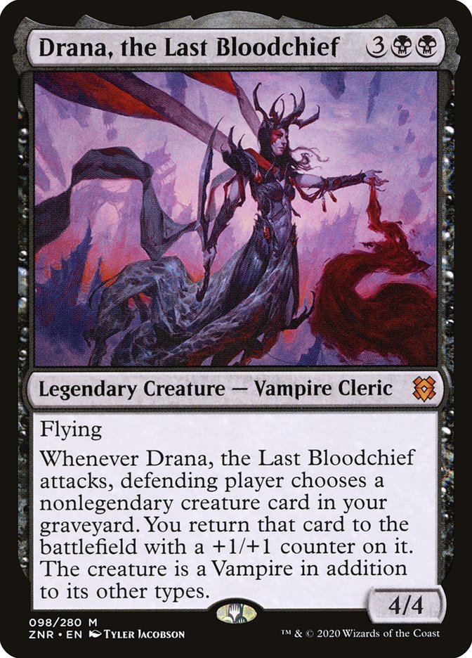 Drana, the Last Bloodchief [Zendikar Rising] | Impulse Games and Hobbies