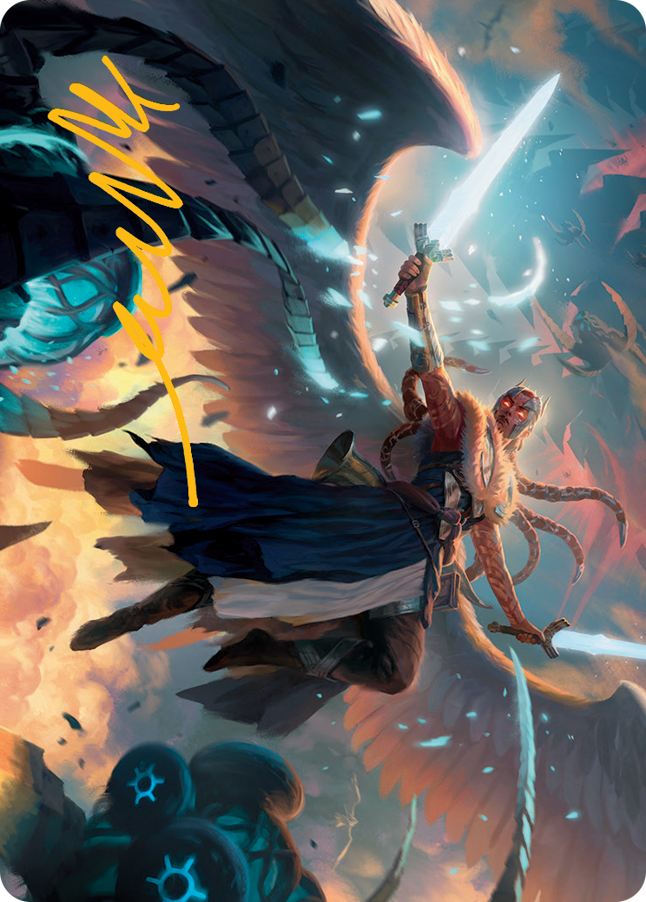 Boon-Bringer Valkyrie Art Card (Gold-Stamped Signature) [March of the Machine Art Series] | Impulse Games and Hobbies