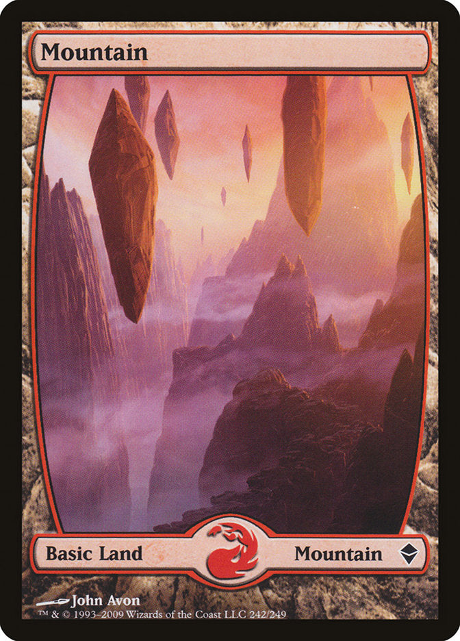 Mountain (242) [Zendikar] | Impulse Games and Hobbies