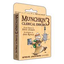 MUNCHKIN 3 CLERICAL ERRORS | Impulse Games and Hobbies