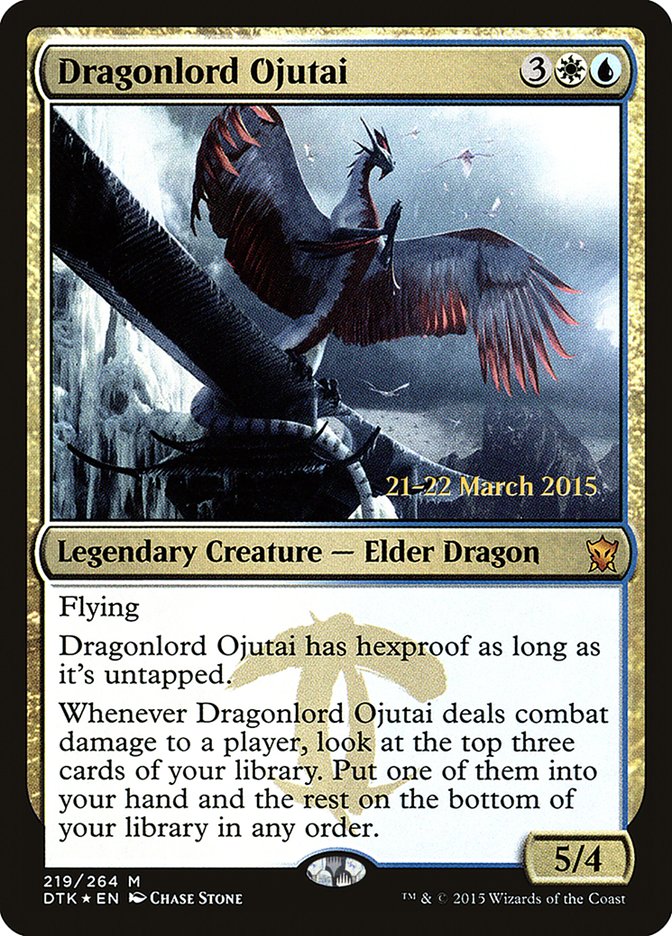 Dragonlord Ojutai [Dragons of Tarkir Prerelease Promos] | Impulse Games and Hobbies