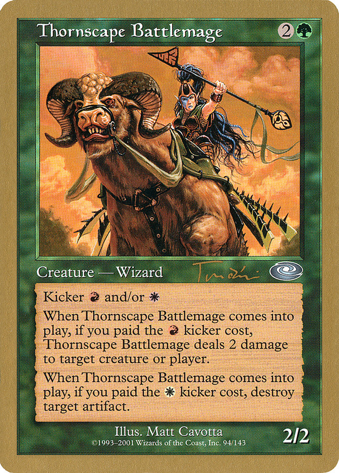 Thornscape Battlemage (Jan Tomcani) [World Championship Decks 2001] | Impulse Games and Hobbies