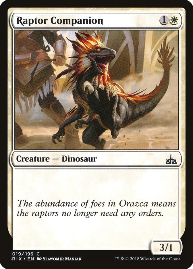 Raptor Companion [Rivals of Ixalan] | Impulse Games and Hobbies