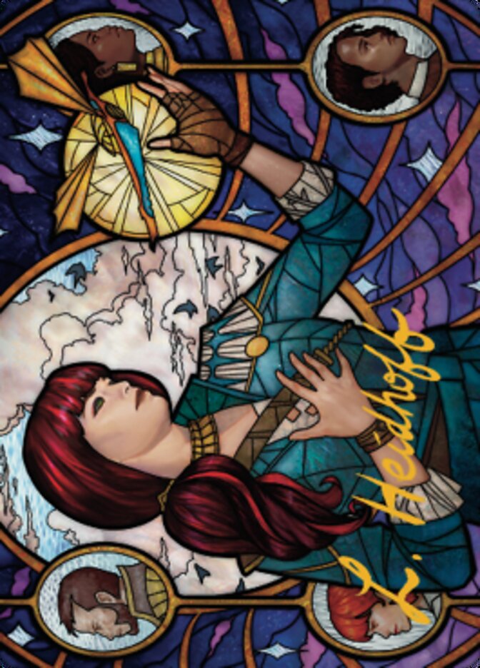 Jhoira, Ageless Innovator Art Card (Gold-Stamped Signature) [Dominaria United Art Series] | Impulse Games and Hobbies