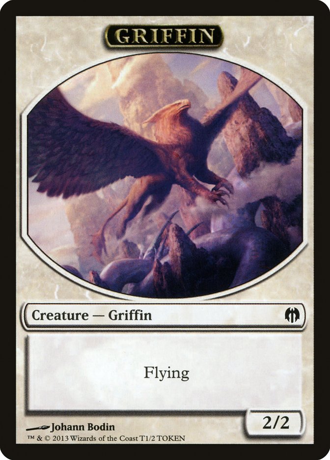 Griffin Token [Duel Decks: Heroes vs. Monsters Tokens] | Impulse Games and Hobbies