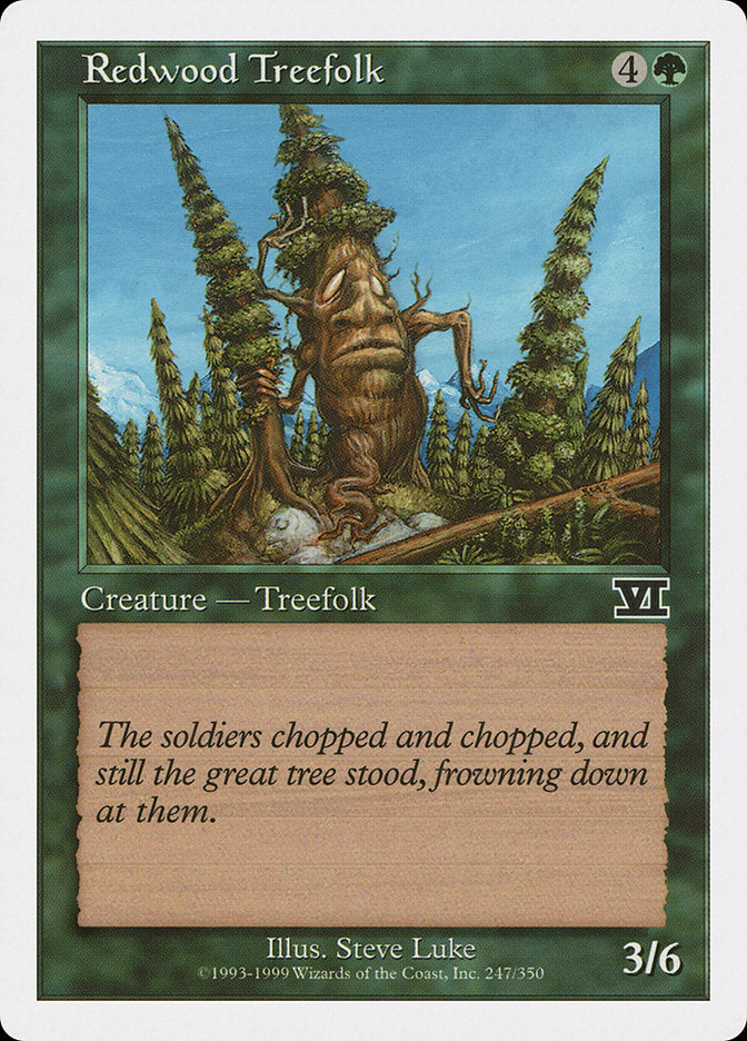 Redwood Treefolk [Classic Sixth Edition] | Impulse Games and Hobbies