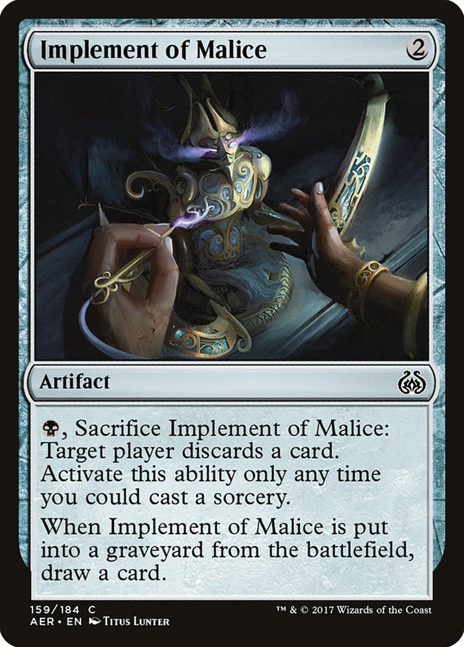 Implement of Malice [Aether Revolt] | Impulse Games and Hobbies