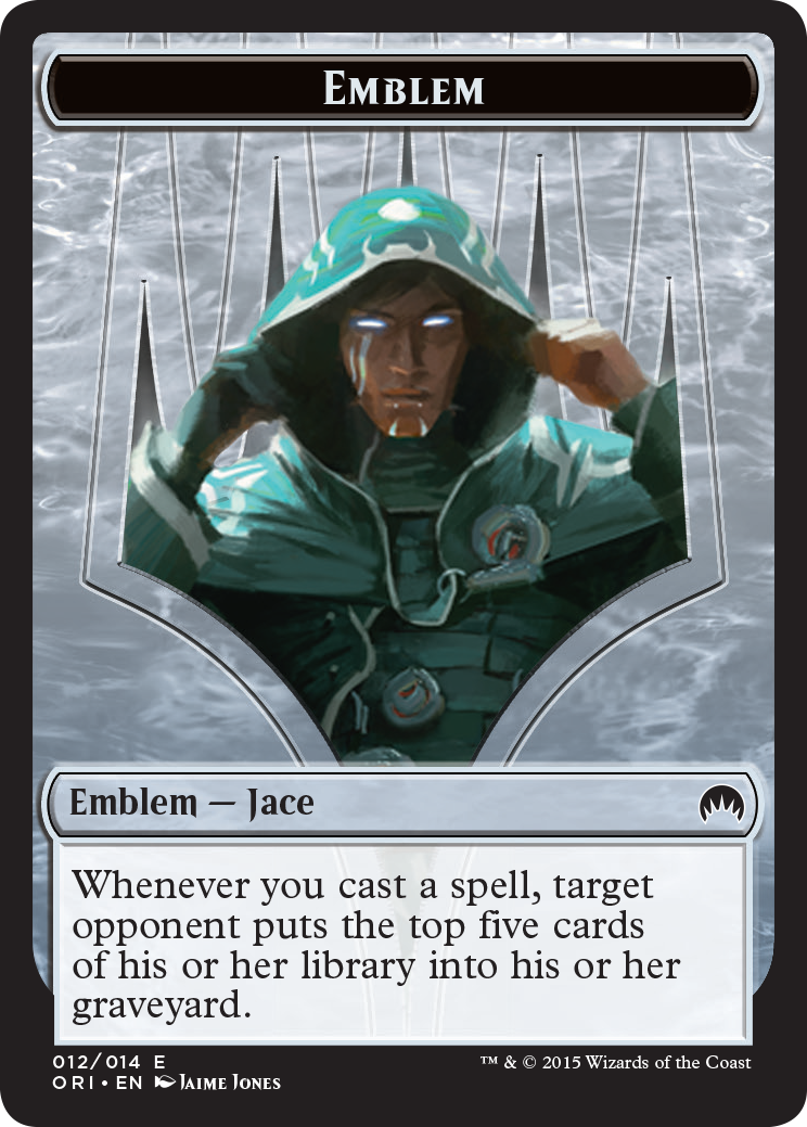 Pest // Jace, Telepath Unbound Emblem Double-Sided Token [Secret Lair: From Cute to Brute Tokens] | Impulse Games and Hobbies