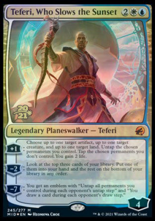 Teferi, Who Slows the Sunset [Innistrad: Midnight Hunt Prerelease Promos] | Impulse Games and Hobbies