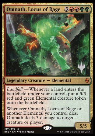 Omnath, Locus of Rage (Promo Pack) [Dungeons & Dragons: Adventures in the Forgotten Realms Promos] | Impulse Games and Hobbies