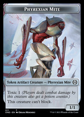 Phyrexian Mite (011) // Phyrexian Germ Double-Sided Token [Phyrexia: All Will Be One Commander Tokens] | Impulse Games and Hobbies