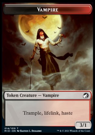 Vampire Token [Innistrad: Midnight Hunt Tokens] | Impulse Games and Hobbies