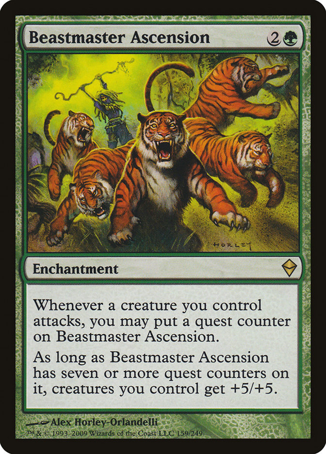 Beastmaster Ascension [Zendikar] | Impulse Games and Hobbies