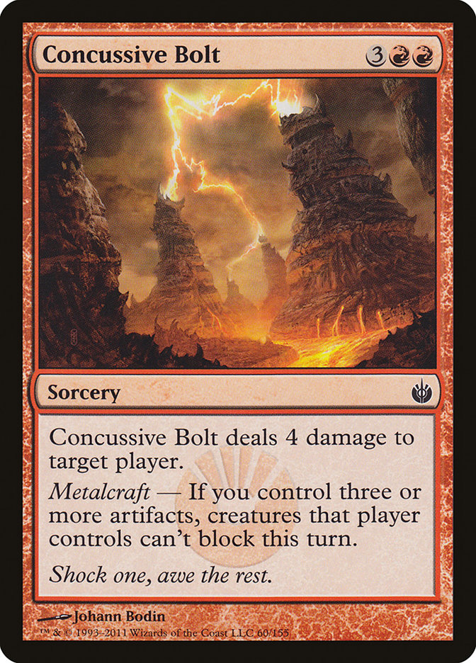 Concussive Bolt [Mirrodin Besieged] | Impulse Games and Hobbies