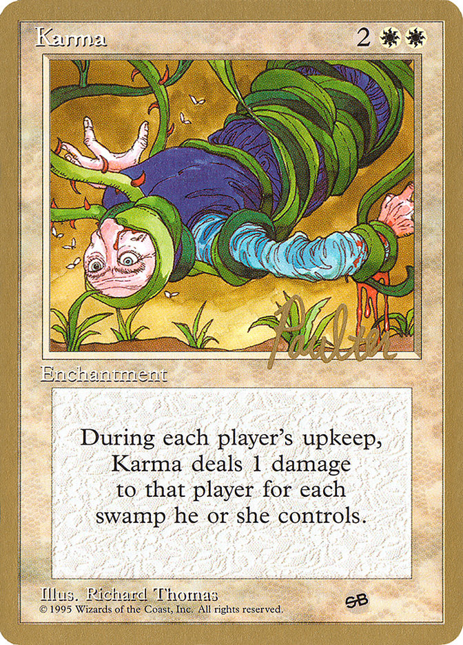 Karma (Preston Poulter) (SB) [Pro Tour Collector Set] | Impulse Games and Hobbies