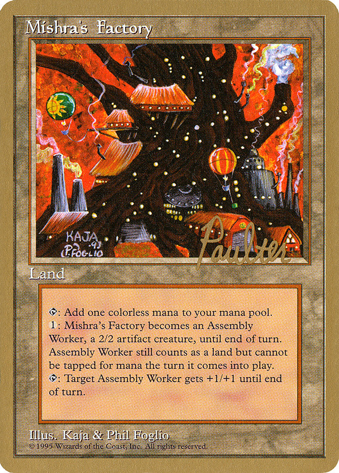 Mishra's Factory (Preston Poulter) [Pro Tour Collector Set] | Impulse Games and Hobbies