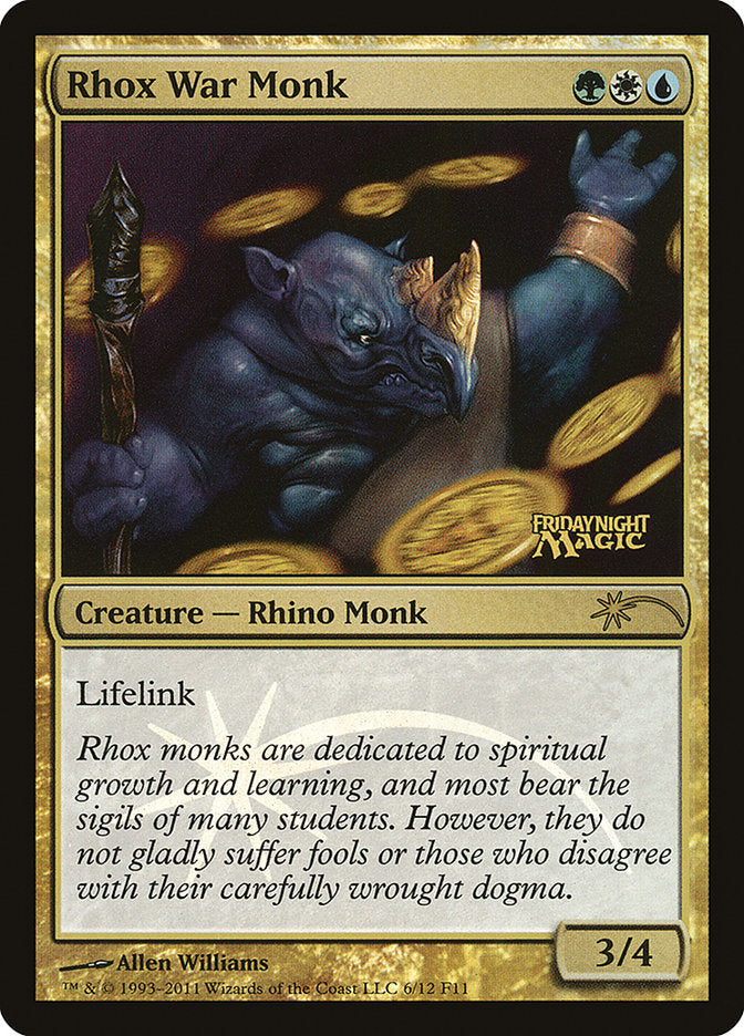 Rhox War Monk [Friday Night Magic 2011] | Impulse Games and Hobbies