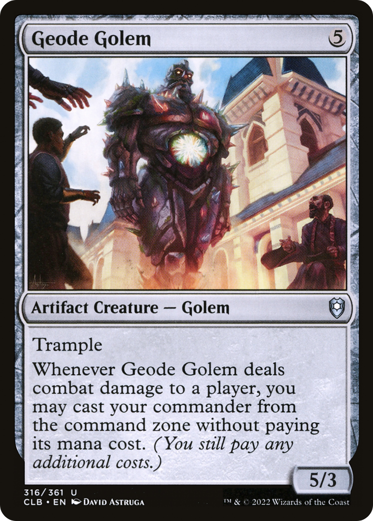 Geode Golem [Commander Legends: Battle for Baldur's Gate] | Impulse Games and Hobbies