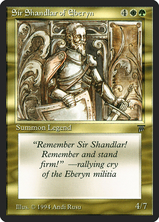 Sir Shandlar of Eberyn [Legends] | Impulse Games and Hobbies