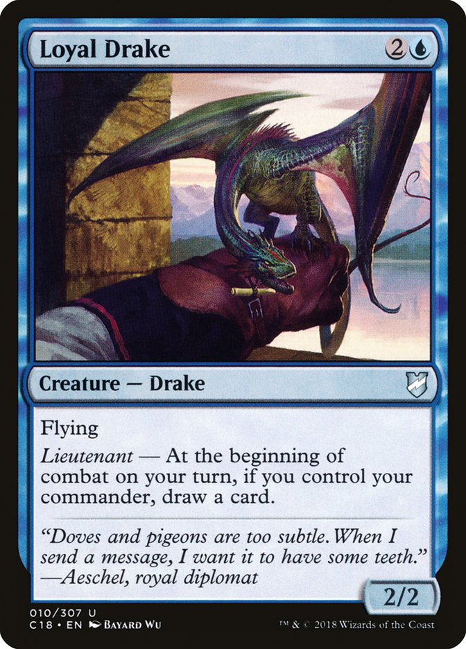 Loyal Drake [Commander 2018] | Impulse Games and Hobbies