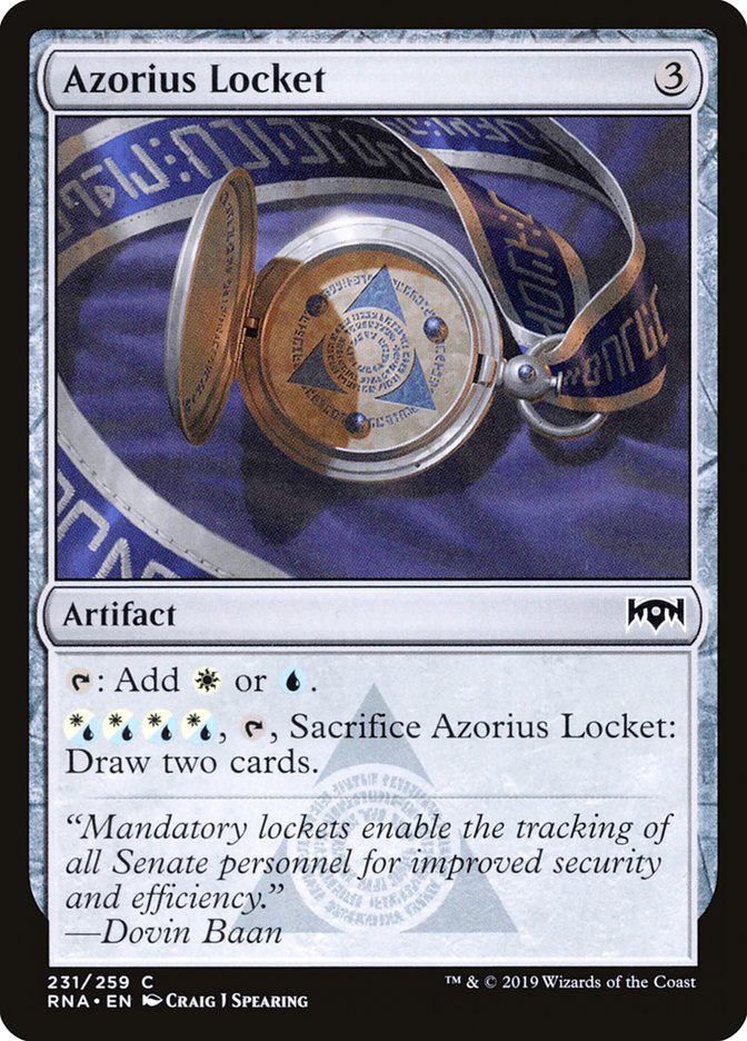 Azorius Locket [Ravnica Allegiance] | Impulse Games and Hobbies