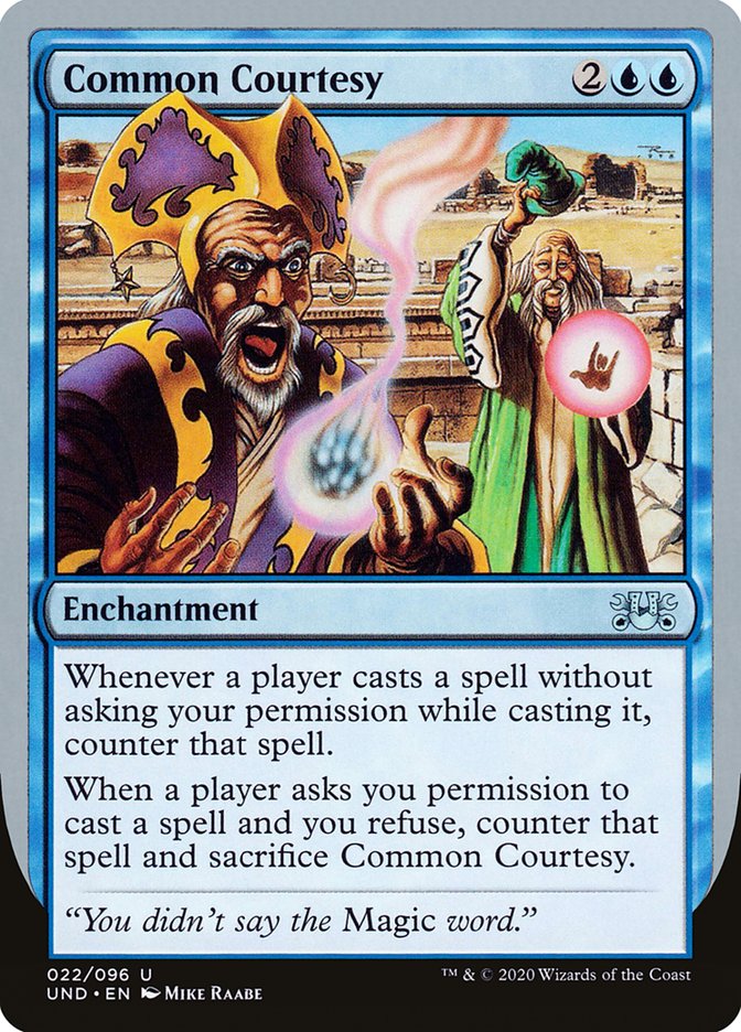 Common Courtesy [Unsanctioned] | Impulse Games and Hobbies