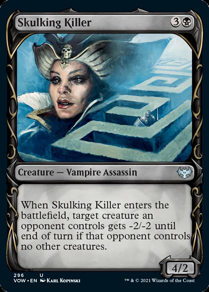 Skulking Killer (Showcase Fang Frame) [Innistrad: Crimson Vow] | Impulse Games and Hobbies