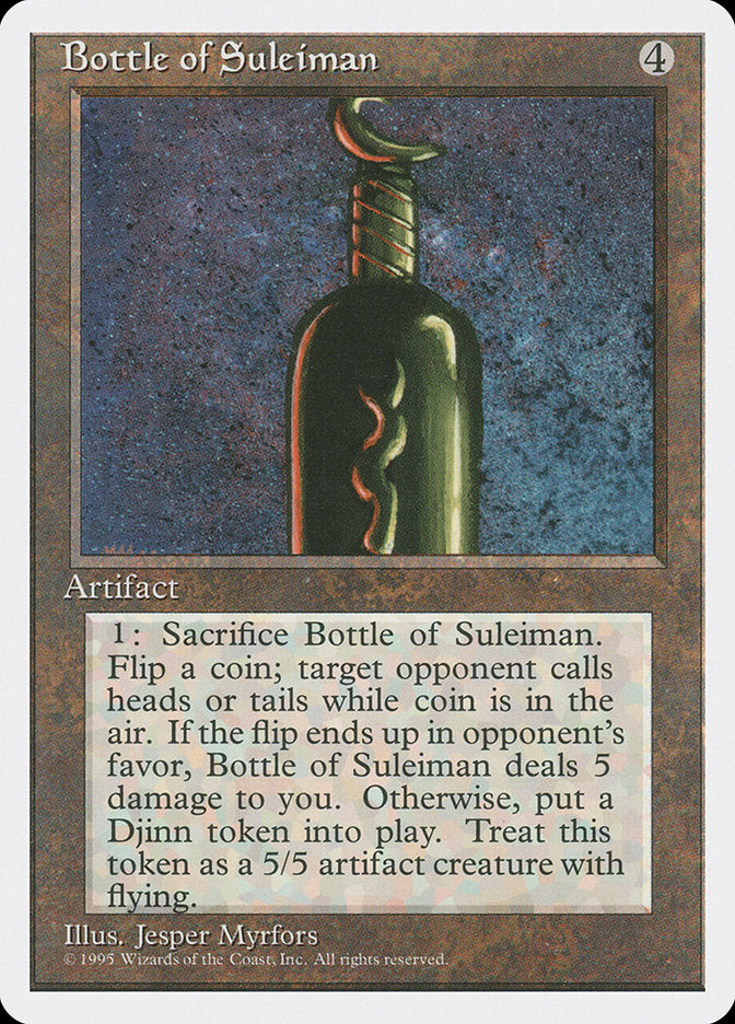 Bottle of Suleiman [Fourth Edition] | Impulse Games and Hobbies