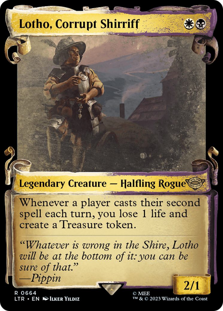 Lotho, Corrupt Shirriff [The Lord of the Rings: Tales of Middle-Earth Showcase Scrolls] | Impulse Games and Hobbies