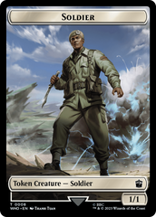 Soldier // Alien Warrior Double-Sided Token [Doctor Who Tokens] | Impulse Games and Hobbies