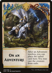 On An Adventure Double-Sided Emblem [Challenger Decks 2020 Tokens] | Impulse Games and Hobbies