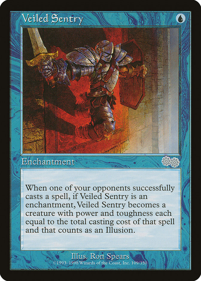 Veiled Sentry [Urza's Saga] | Impulse Games and Hobbies