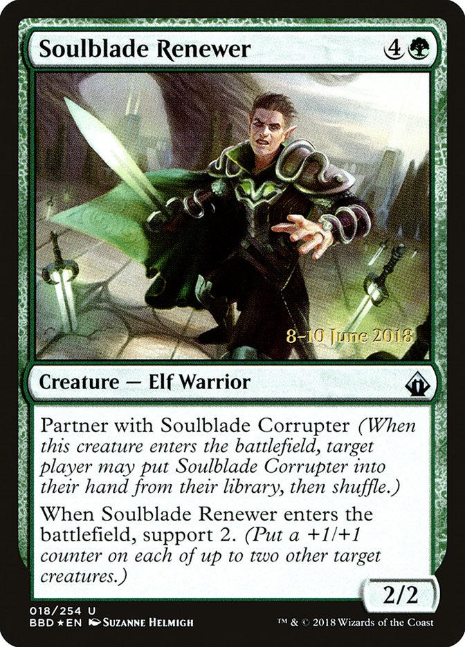 Soulblade Renewer [Battlebond Prerelease Promos] | Impulse Games and Hobbies