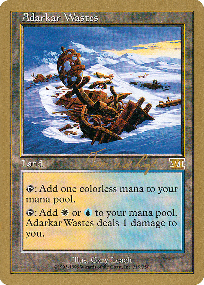 Adarkar Wastes (Tom van de Logt) [World Championship Decks 2000] | Impulse Games and Hobbies