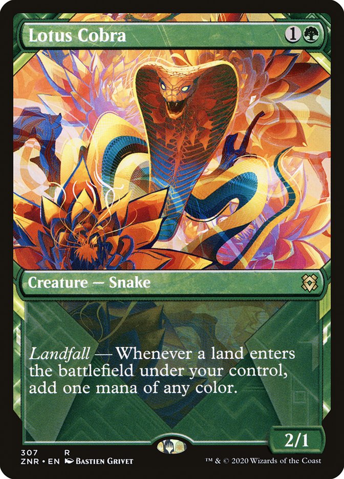 Lotus Cobra (Showcase) [Zendikar Rising] | Impulse Games and Hobbies